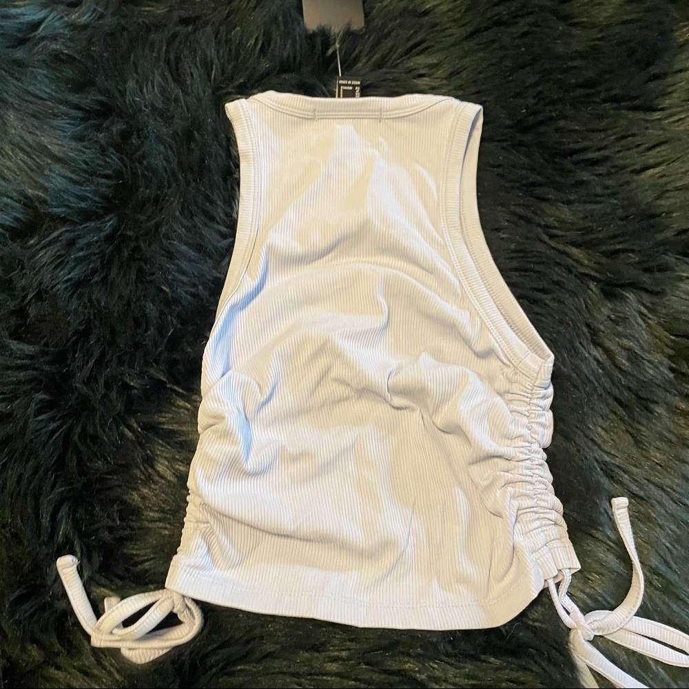 NWT F21 Ribbed Drawstring Tank - Picture 2 of 5